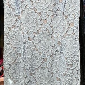 Elegant Lace Floral Skirt